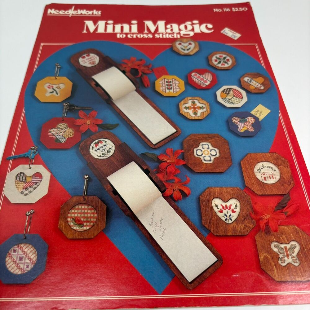 Vintage NeedleWorks Mini Magic to Cross Stitch Pattern Booklet No. 116